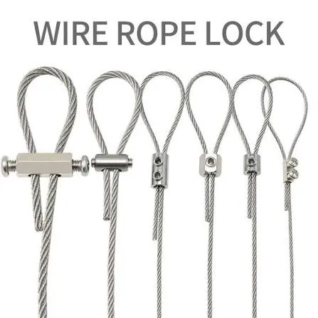 Steel wire rope loops with locking sleeves